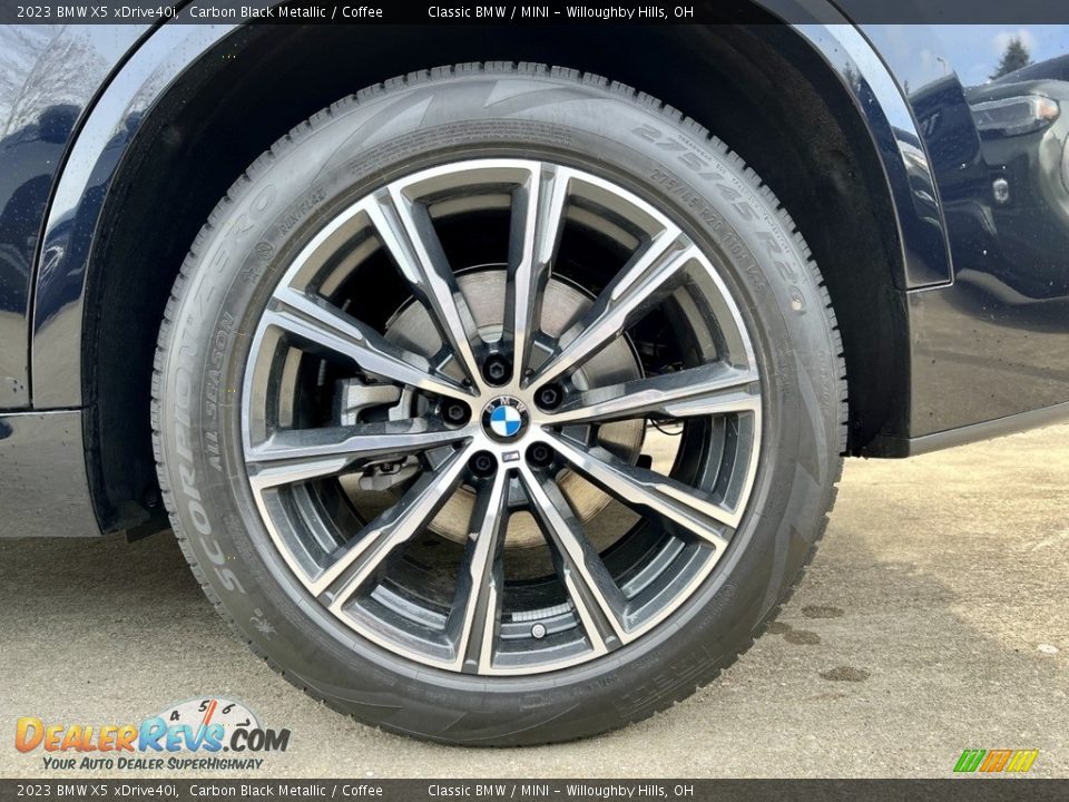 2023 BMW X5 xDrive40i Carbon Black Metallic / Coffee Photo #2