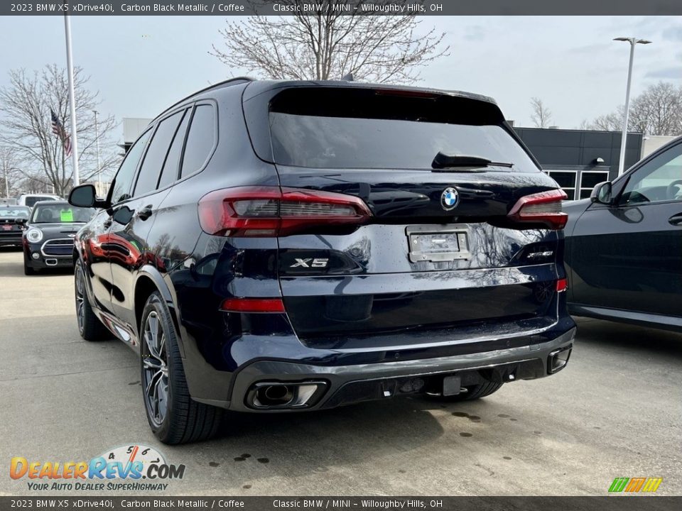 2023 BMW X5 xDrive40i Carbon Black Metallic / Coffee Photo #3