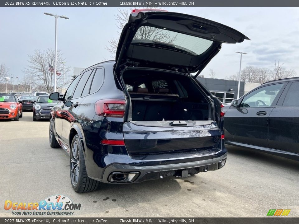 2023 BMW X5 xDrive40i Carbon Black Metallic / Coffee Photo #4