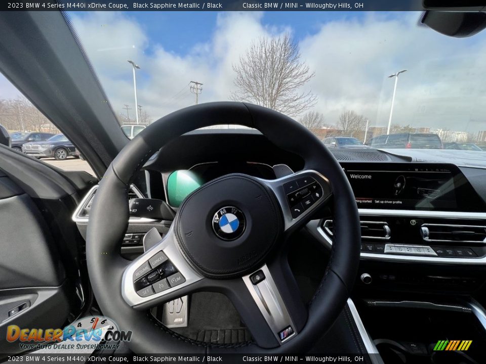 2023 BMW 4 Series M440i xDrive Coupe Black Sapphire Metallic / Black Photo #7