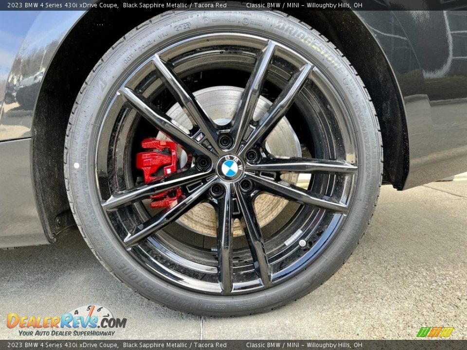 2023 BMW 4 Series 430i xDrive Coupe Black Sapphire Metallic / Tacora Red Photo #2
