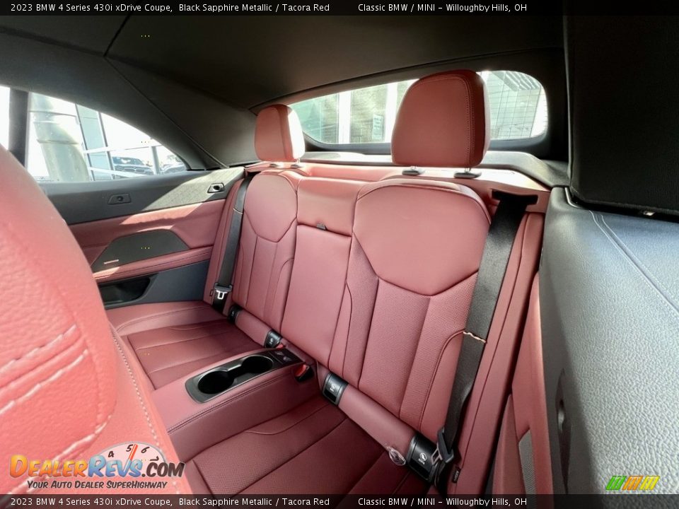 2023 BMW 4 Series 430i xDrive Coupe Black Sapphire Metallic / Tacora Red Photo #4