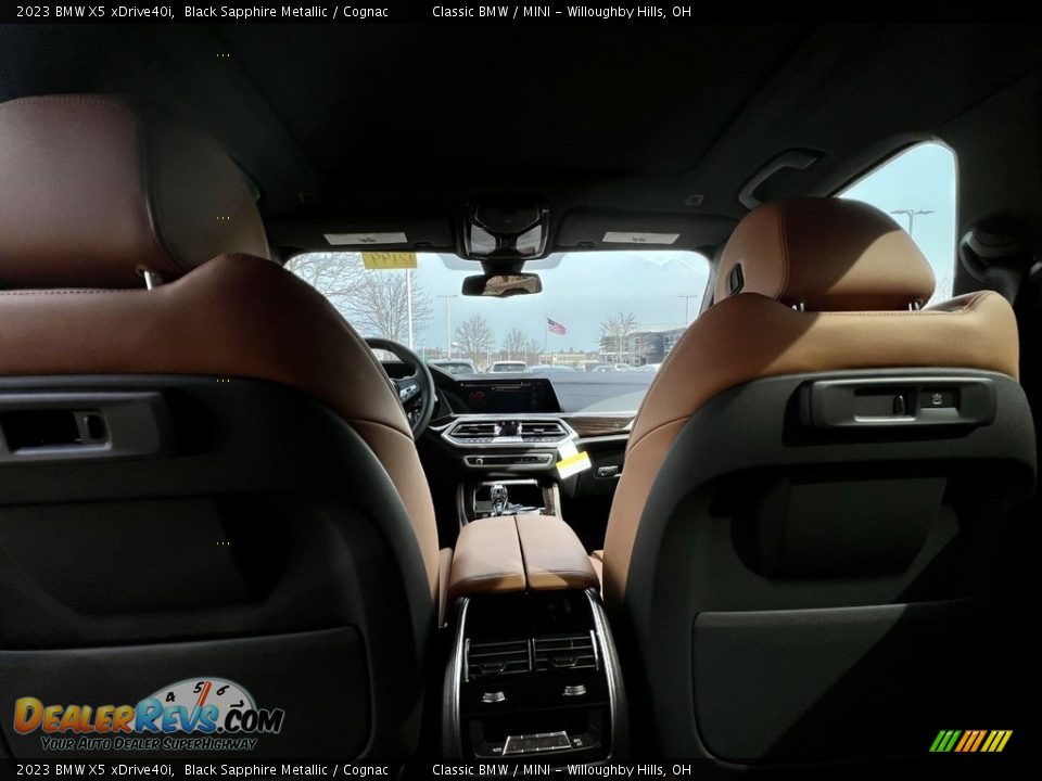 2023 BMW X5 xDrive40i Black Sapphire Metallic / Cognac Photo #6