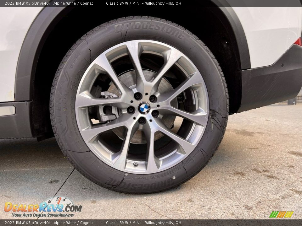 2023 BMW X5 xDrive40i Alpine White / Cognac Photo #2