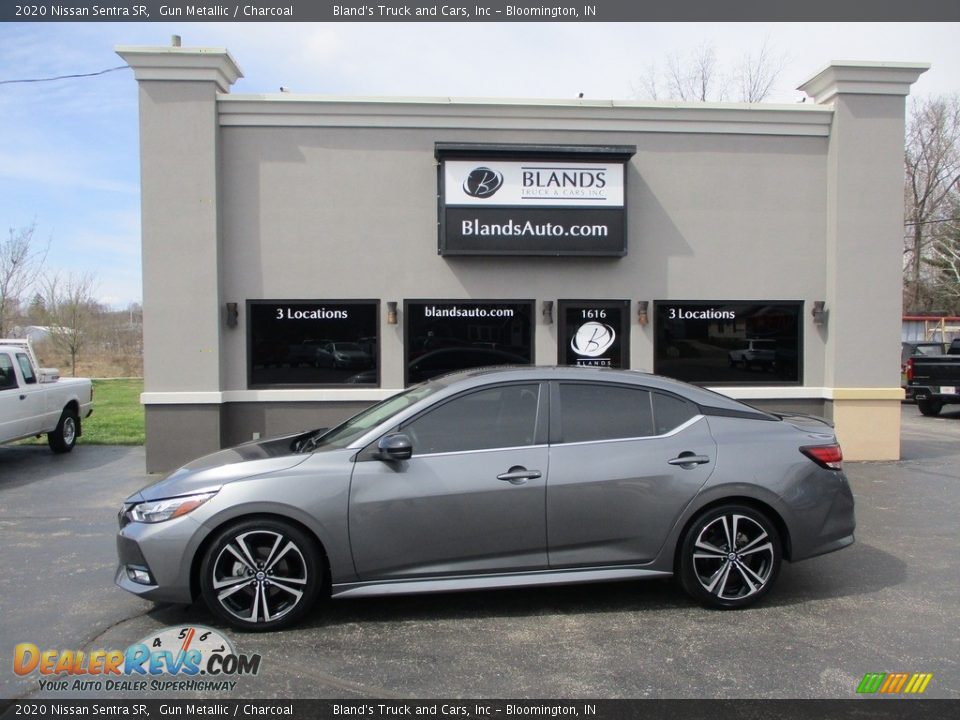 2020 Nissan Sentra SR Gun Metallic / Charcoal Photo #1