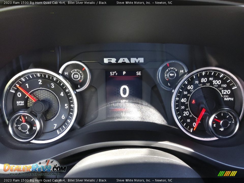 2023 Ram 1500 Big Horn Quad Cab 4x4 Gauges Photo #21