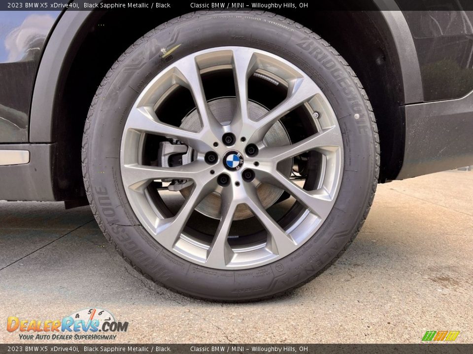 2023 BMW X5 xDrive40i Black Sapphire Metallic / Black Photo #2