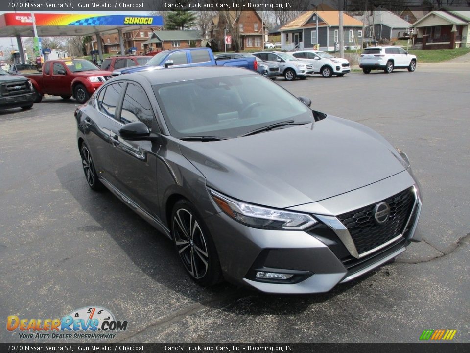 2020 Nissan Sentra SR Gun Metallic / Charcoal Photo #5