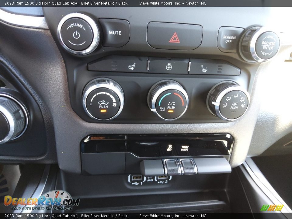 Controls of 2023 Ram 1500 Big Horn Quad Cab 4x4 Photo #25