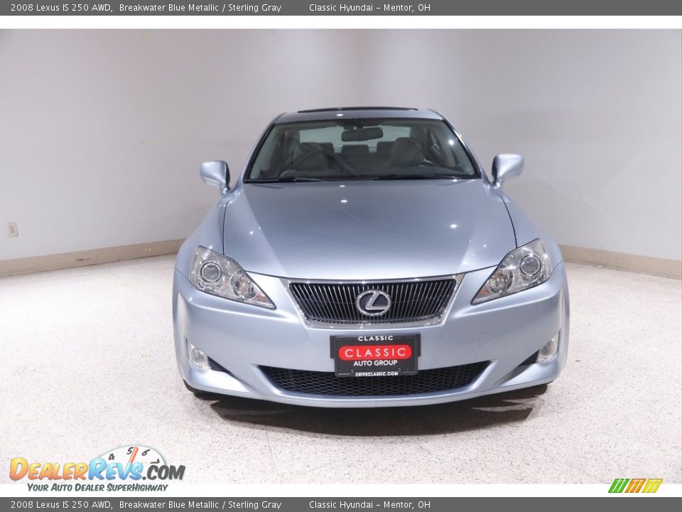 2008 Lexus IS 250 AWD Breakwater Blue Metallic / Sterling Gray Photo #2