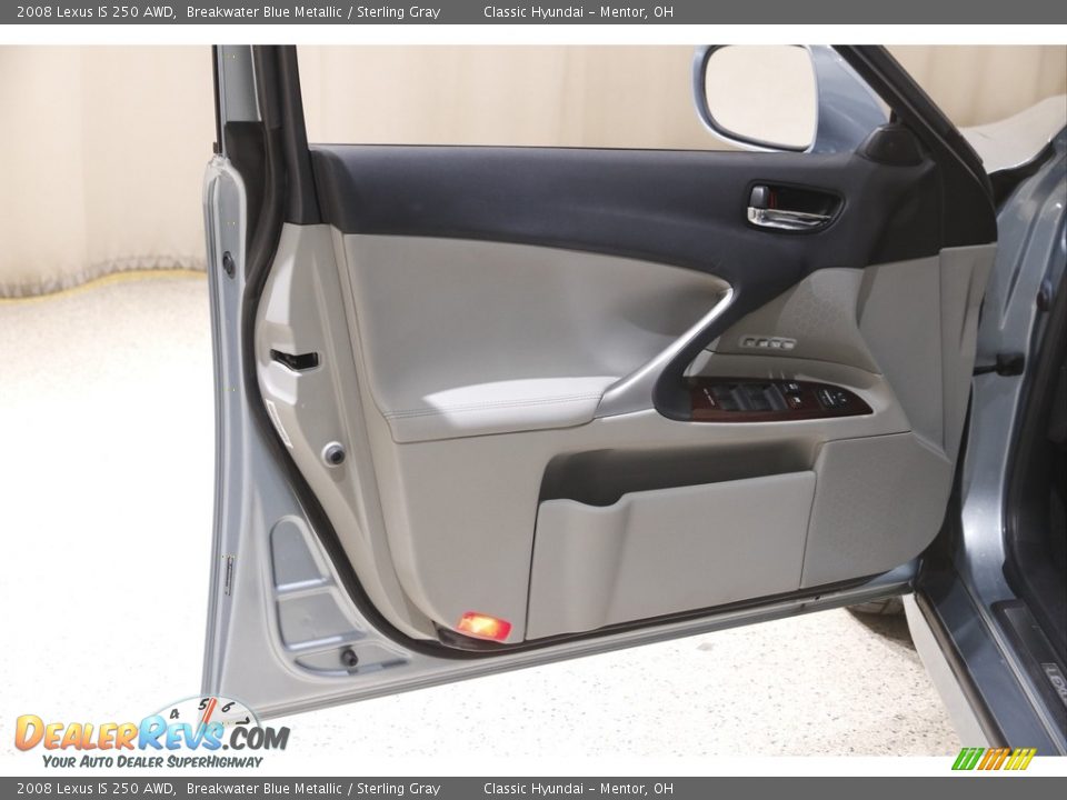 2008 Lexus IS 250 AWD Breakwater Blue Metallic / Sterling Gray Photo #4