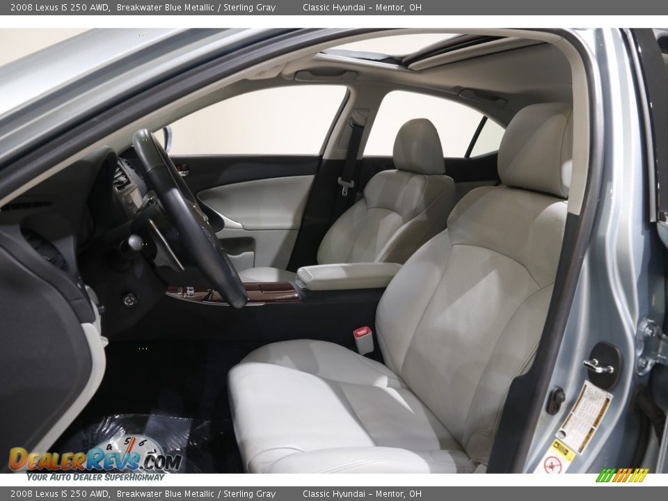 2008 Lexus IS 250 AWD Breakwater Blue Metallic / Sterling Gray Photo #5