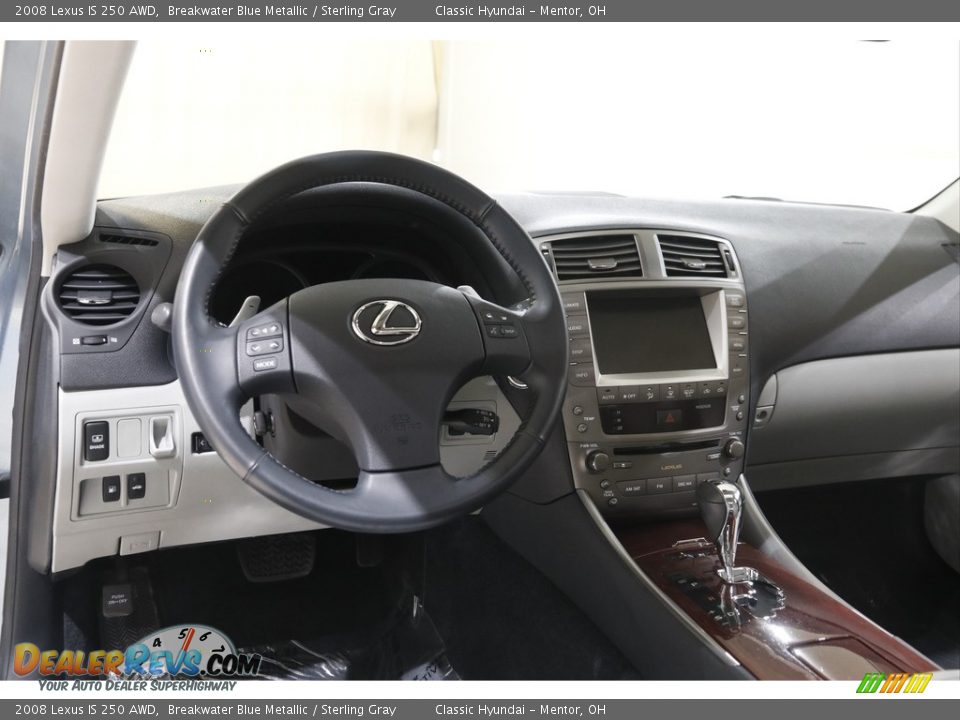 2008 Lexus IS 250 AWD Breakwater Blue Metallic / Sterling Gray Photo #6