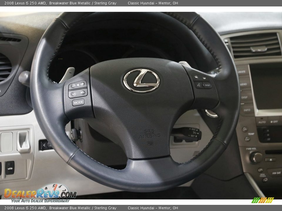 2008 Lexus IS 250 AWD Breakwater Blue Metallic / Sterling Gray Photo #7