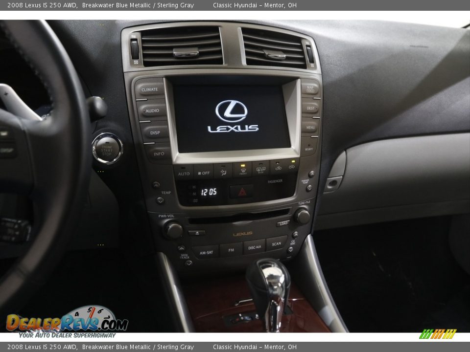2008 Lexus IS 250 AWD Breakwater Blue Metallic / Sterling Gray Photo #9