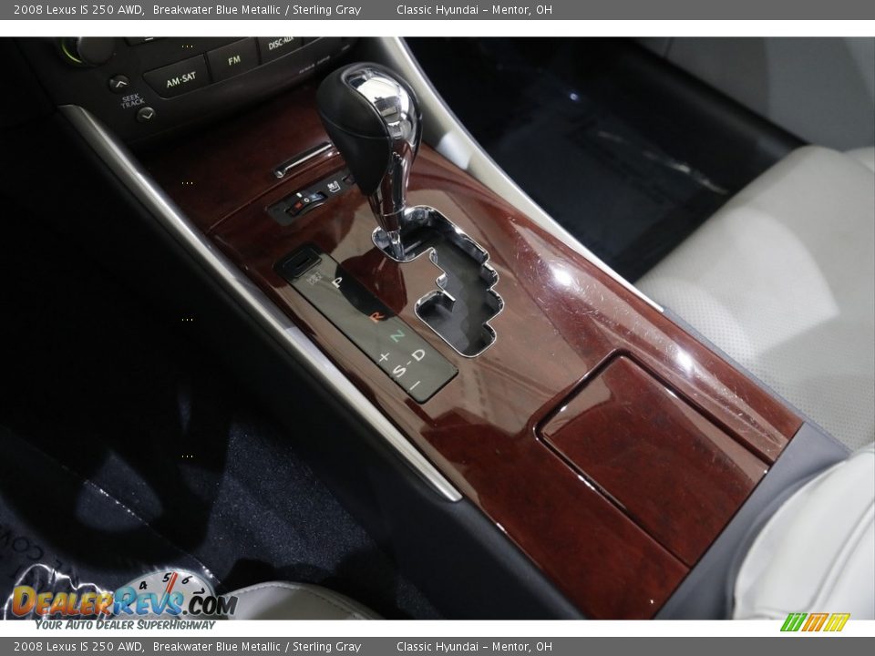 2008 Lexus IS 250 AWD Breakwater Blue Metallic / Sterling Gray Photo #15