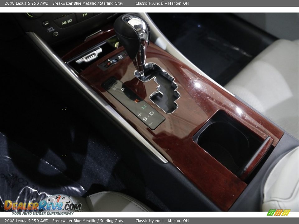 2008 Lexus IS 250 AWD Breakwater Blue Metallic / Sterling Gray Photo #16