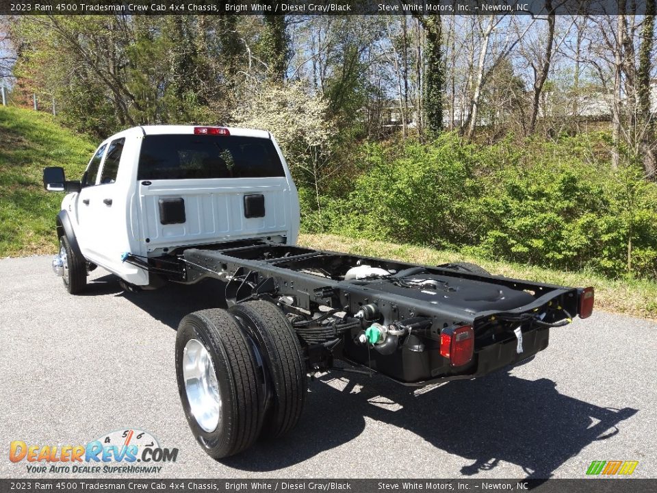 2023 Ram 4500 Tradesman Crew Cab 4x4 Chassis Bright White / Diesel Gray/Black Photo #8