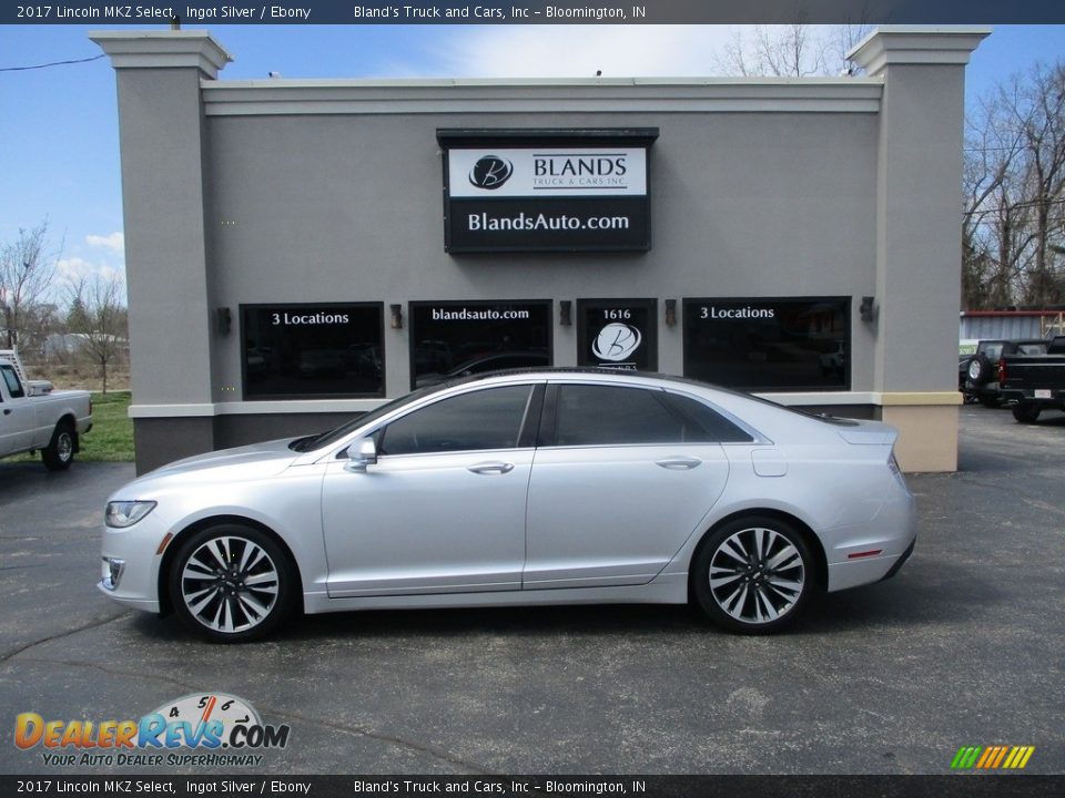 2017 Lincoln MKZ Select Ingot Silver / Ebony Photo #1