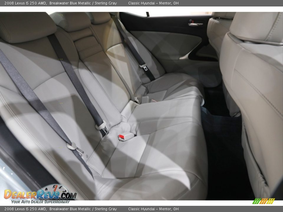 2008 Lexus IS 250 AWD Breakwater Blue Metallic / Sterling Gray Photo #19