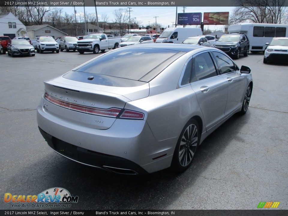 2017 Lincoln MKZ Select Ingot Silver / Ebony Photo #4