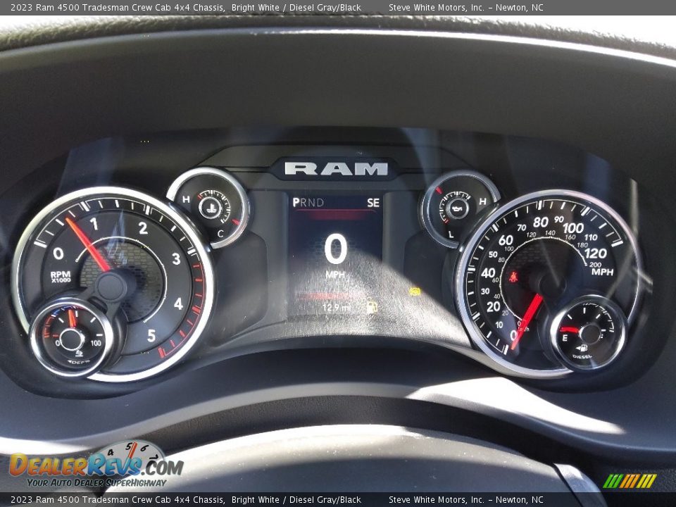 2023 Ram 4500 Tradesman Crew Cab 4x4 Chassis Bright White / Diesel Gray/Black Photo #19