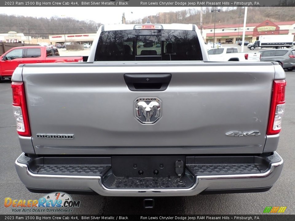 2023 Ram 1500 Big Horn Crew Cab 4x4 Billet Silver Metallic / Black Photo #4