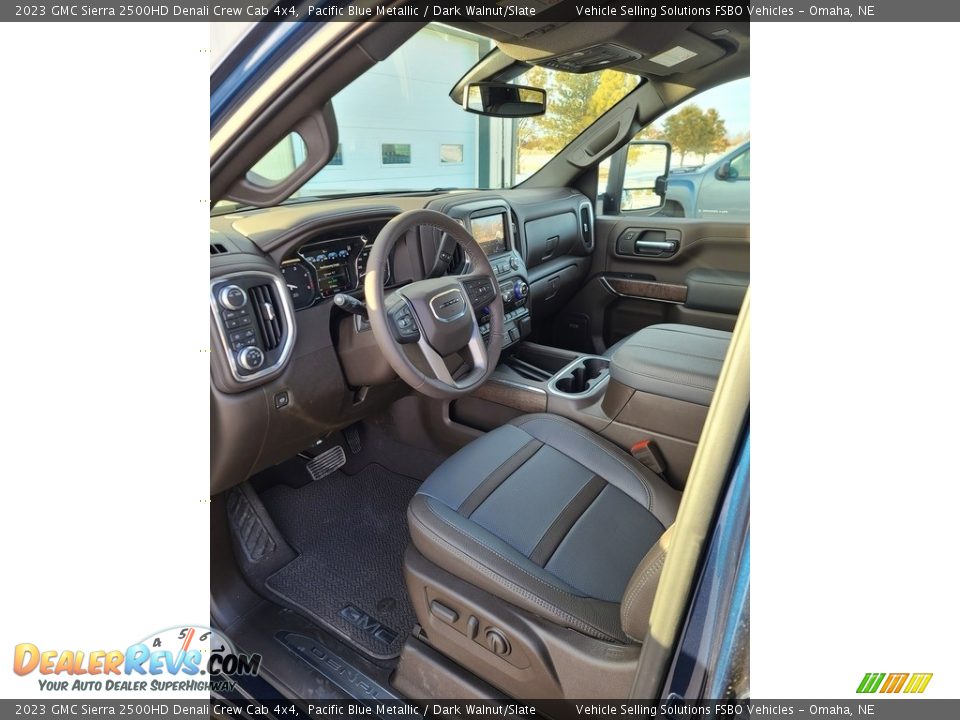 2023 GMC Sierra 2500HD Denali Crew Cab 4x4 Pacific Blue Metallic / Dark Walnut/Slate Photo #5