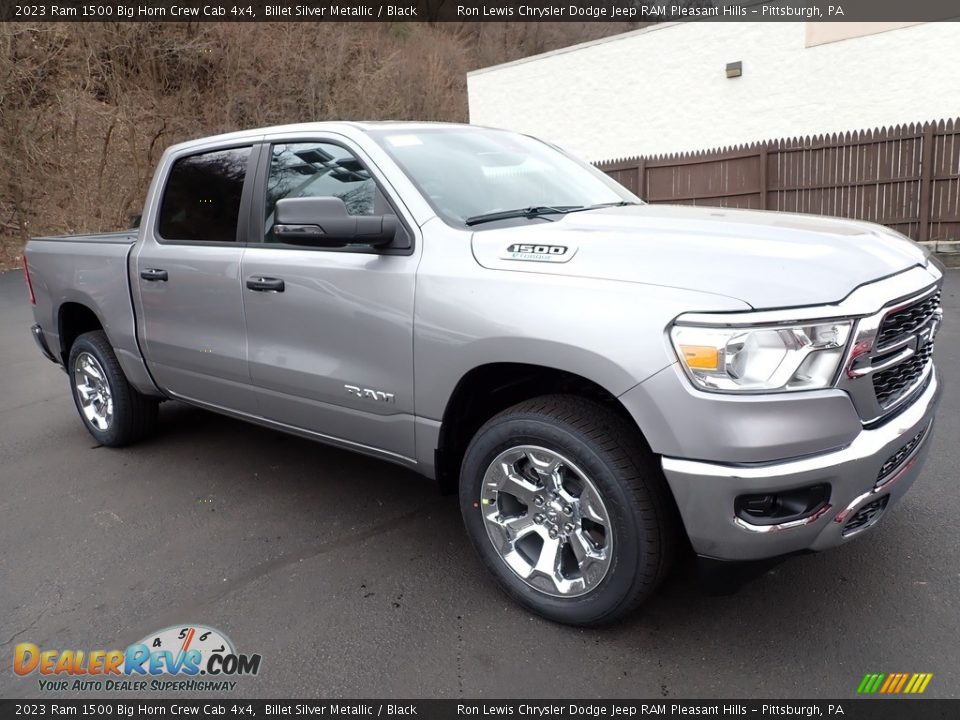 2023 Ram 1500 Big Horn Crew Cab 4x4 Billet Silver Metallic / Black Photo #8
