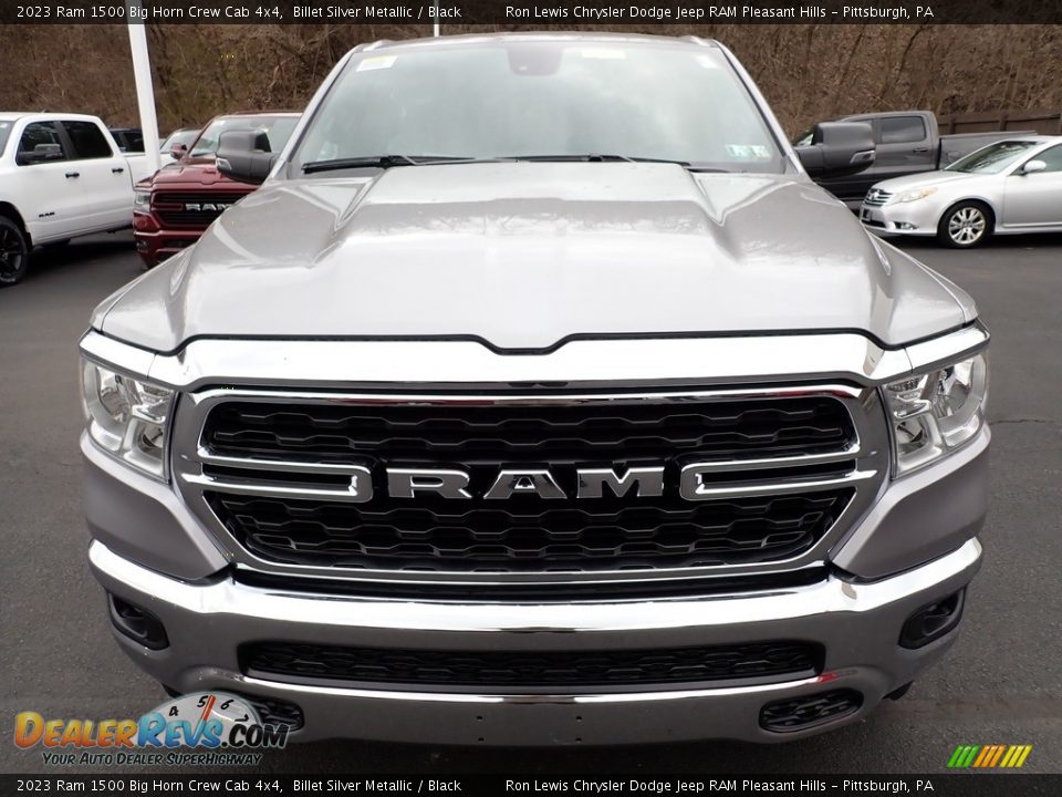 2023 Ram 1500 Big Horn Crew Cab 4x4 Billet Silver Metallic / Black Photo #9