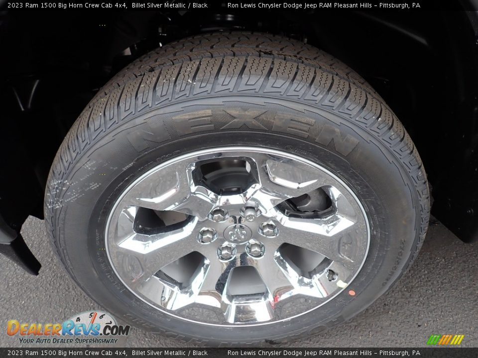 2023 Ram 1500 Big Horn Crew Cab 4x4 Billet Silver Metallic / Black Photo #10
