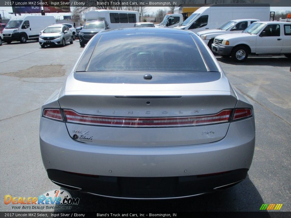 2017 Lincoln MKZ Select Ingot Silver / Ebony Photo #24