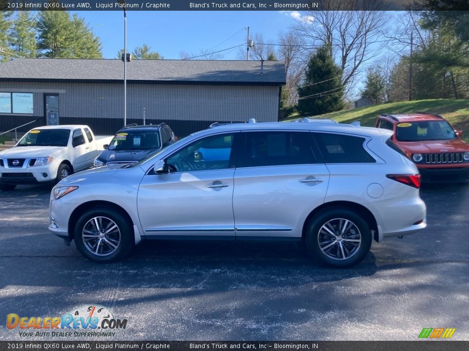 2019 Infiniti QX60 Luxe AWD Liquid Platinum / Graphite Photo #1