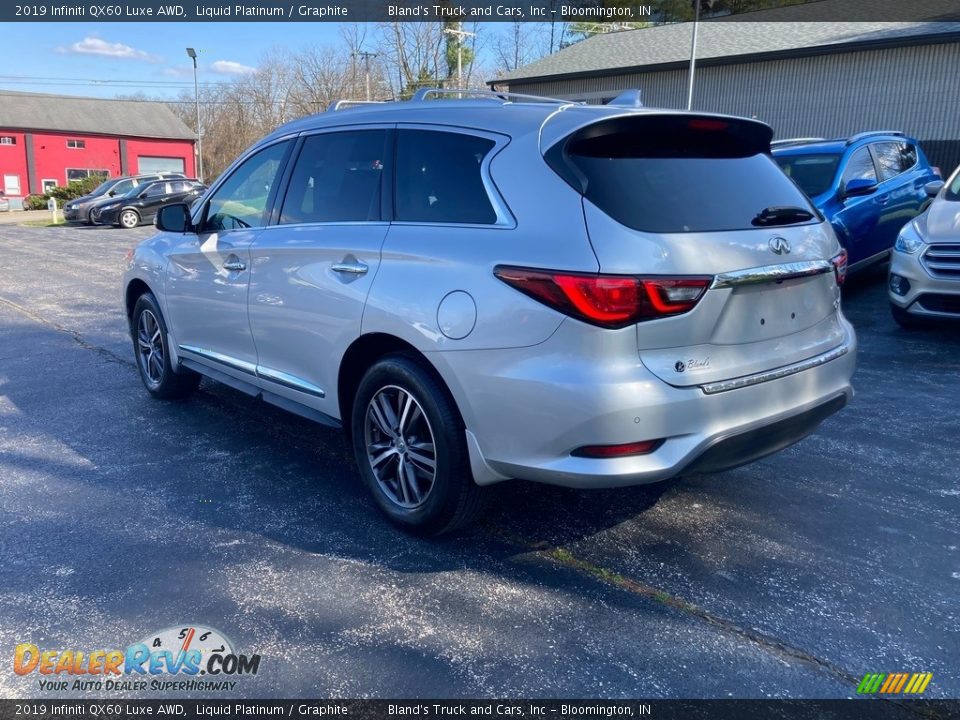 2019 Infiniti QX60 Luxe AWD Liquid Platinum / Graphite Photo #4