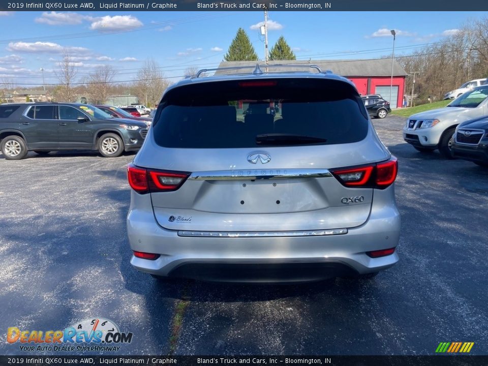 2019 Infiniti QX60 Luxe AWD Liquid Platinum / Graphite Photo #5