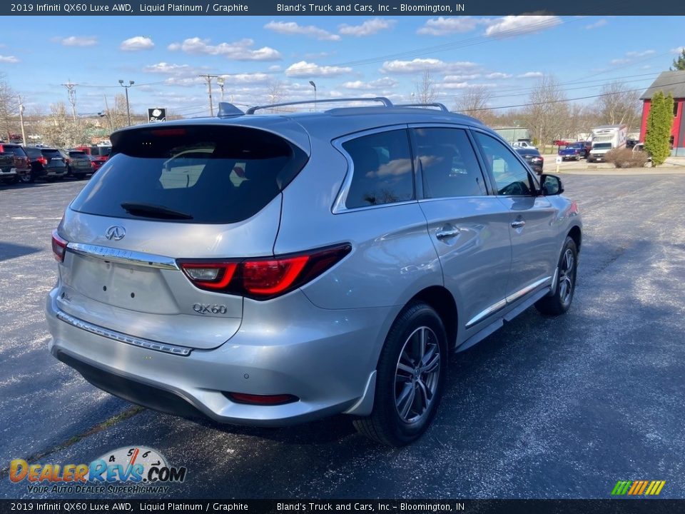 2019 Infiniti QX60 Luxe AWD Liquid Platinum / Graphite Photo #6