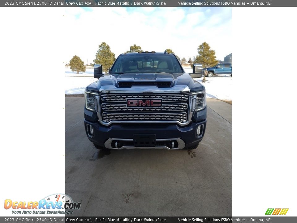 2023 GMC Sierra 2500HD Denali Crew Cab 4x4 Pacific Blue Metallic / Dark Walnut/Slate Photo #21