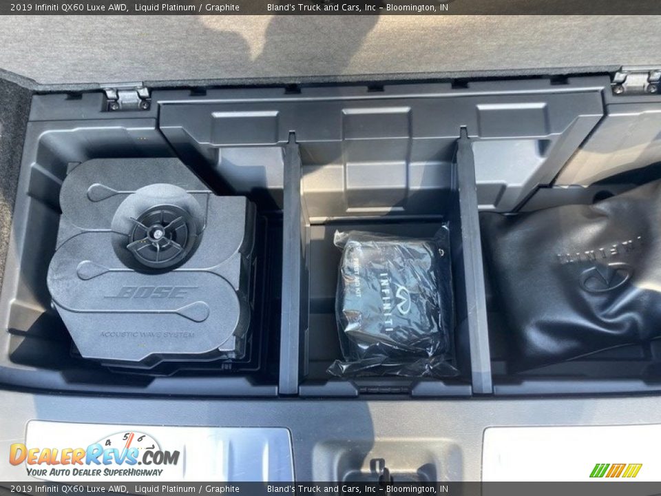 2019 Infiniti QX60 Luxe AWD Liquid Platinum / Graphite Photo #13