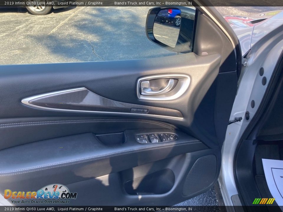 2019 Infiniti QX60 Luxe AWD Liquid Platinum / Graphite Photo #15