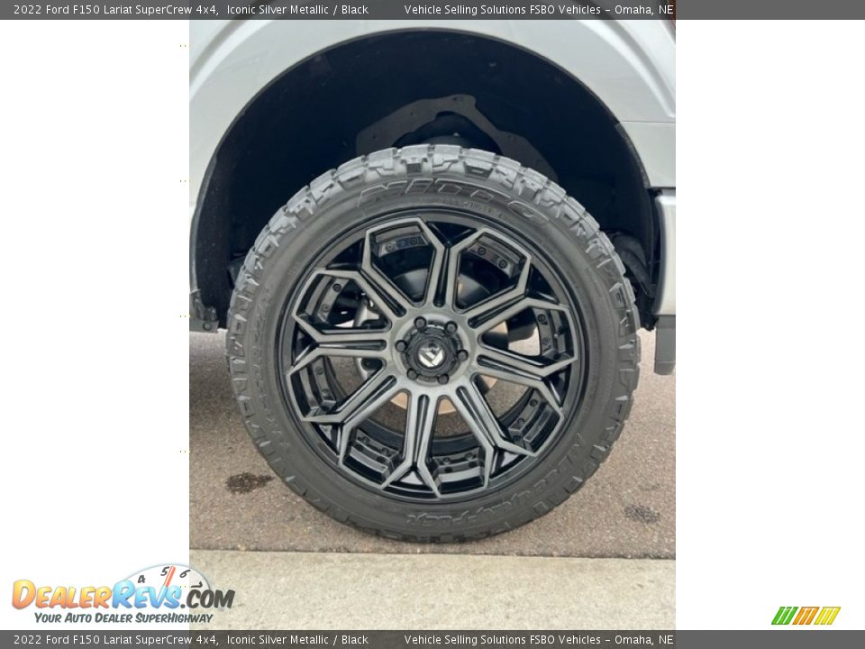 2022 Ford F150 Lariat SuperCrew 4x4 Iconic Silver Metallic / Black Photo #13