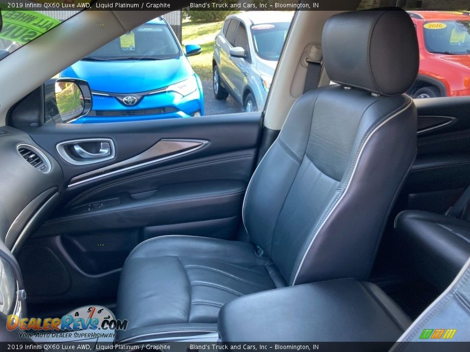 2019 Infiniti QX60 Luxe AWD Liquid Platinum / Graphite Photo #20