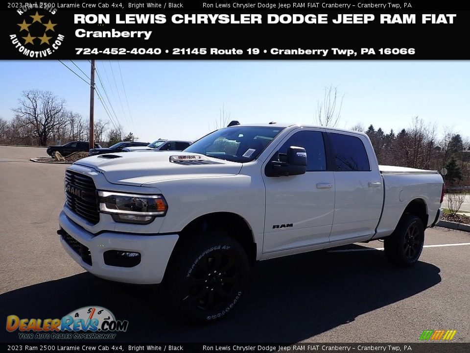 2023 Ram 2500 Laramie Crew Cab 4x4 Bright White / Black Photo #1