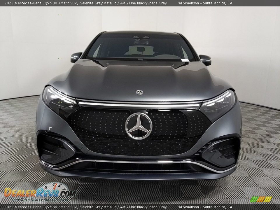 2023 Mercedes-Benz EQS 580 4Matic SUV Selenite Gray Metallic / AMG Line Black/Space Gray Photo #2
