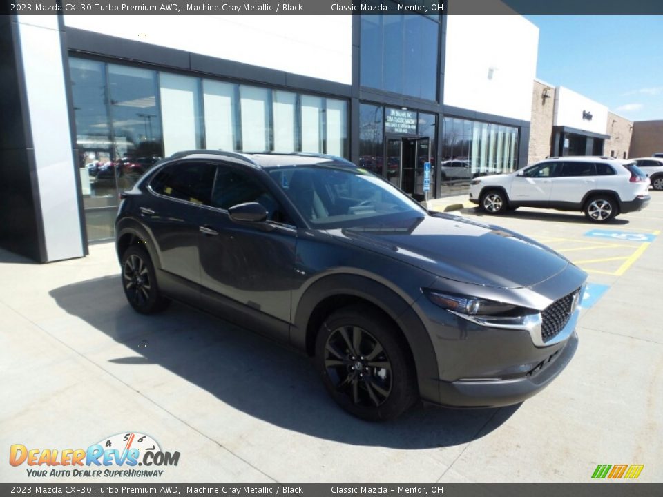 2023 Mazda CX-30 Turbo Premium AWD Machine Gray Metallic / Black Photo #1