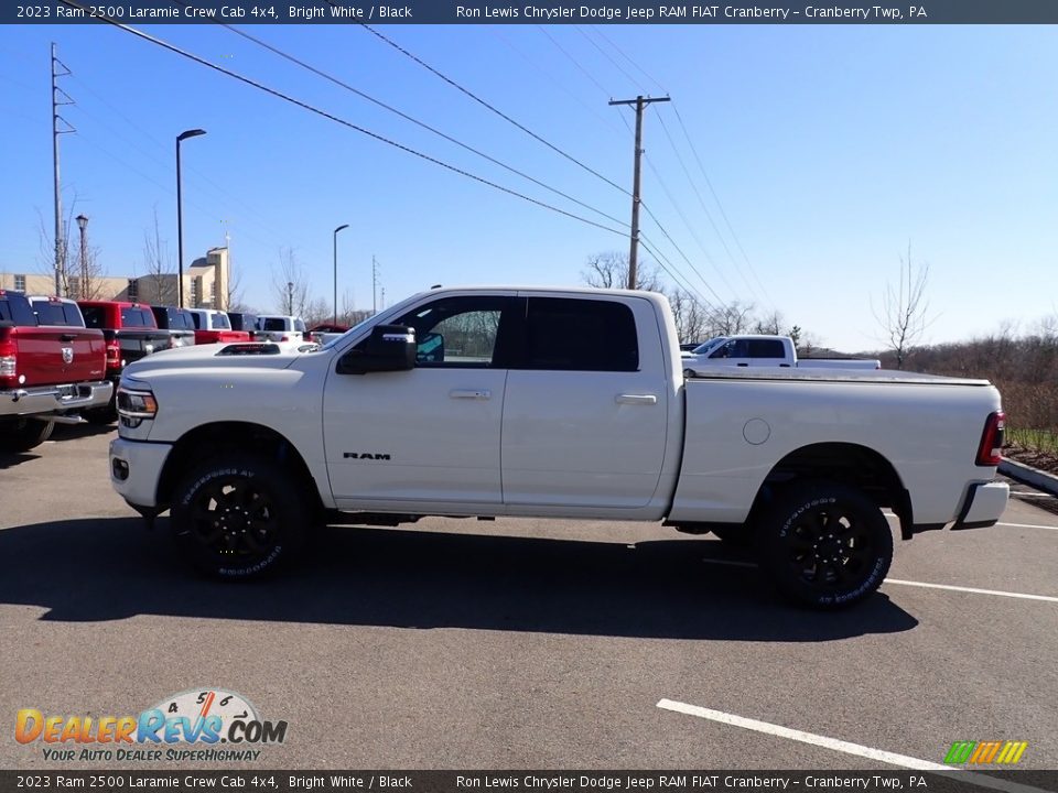 2023 Ram 2500 Laramie Crew Cab 4x4 Bright White / Black Photo #4