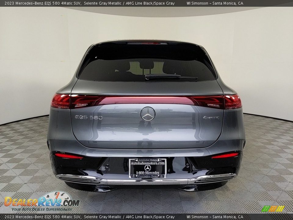 2023 Mercedes-Benz EQS 580 4Matic SUV Selenite Gray Metallic / AMG Line Black/Space Gray Photo #4