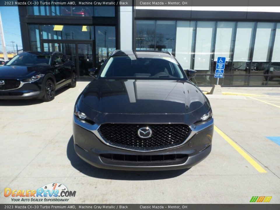 2023 Mazda CX-30 Turbo Premium AWD Machine Gray Metallic / Black Photo #2