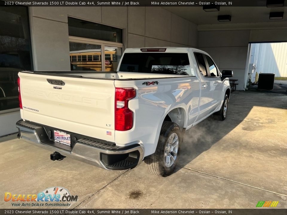 2023 Chevrolet Silverado 1500 LT Double Cab 4x4 Summit White / Jet Black Photo #7