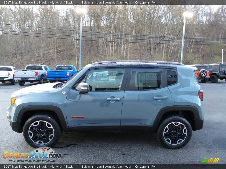 2017 Jeep Renegade Trailhawk 4x4 Anvil / Black Photo #6