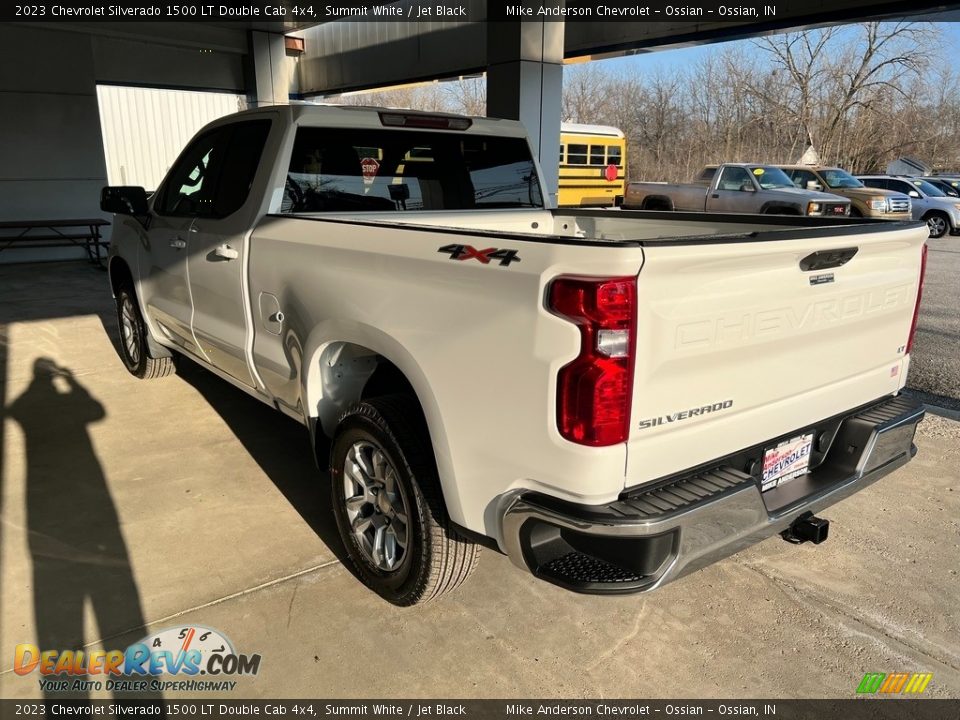 2023 Chevrolet Silverado 1500 LT Double Cab 4x4 Summit White / Jet Black Photo #10